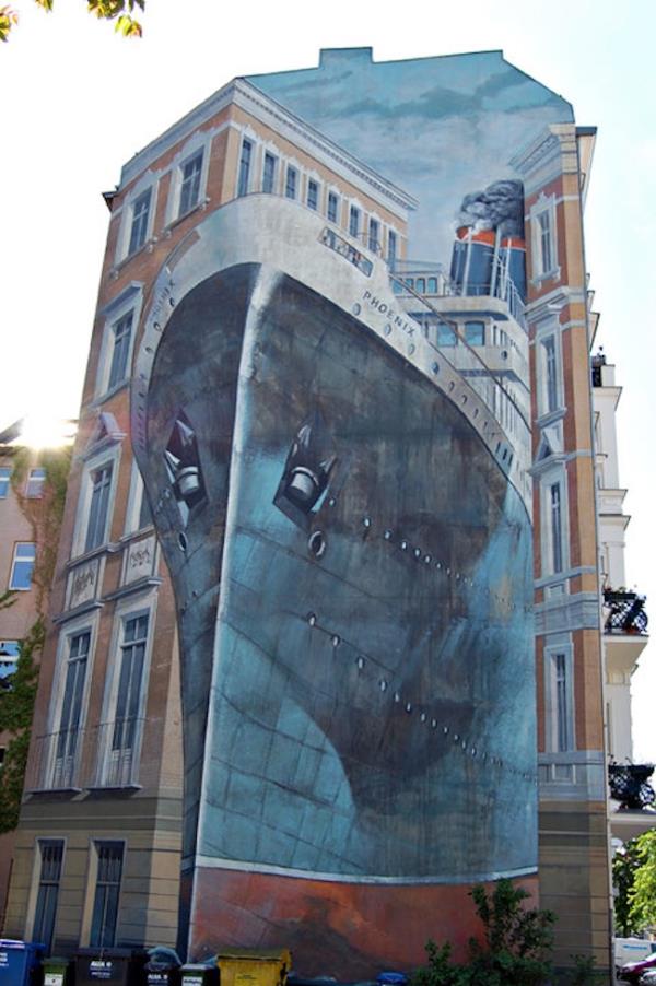 Art mural: le bateau