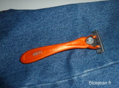 Extend the duration of a razor with blue jeans