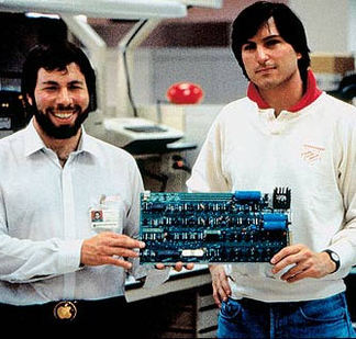 Steve Jobs et Wozniak en 1976