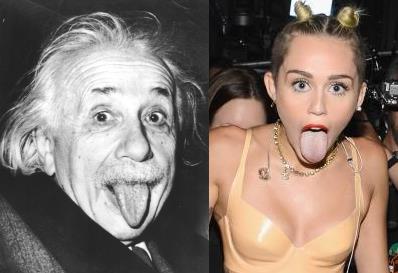 Albert Einstein vs Miley Cyrus