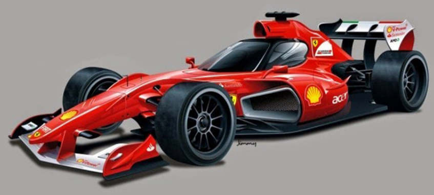 Ferrari avec cockpit