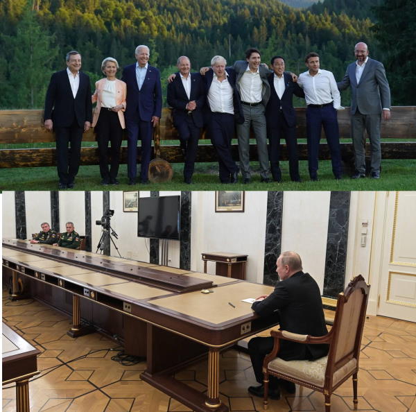 Le G7 contre Vladimir Poutine
