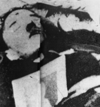 The corpse of Hitler in archives of Stalin