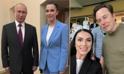 Nailya Asker-Zade et Elon Musk au Qatar le 19/12/2022