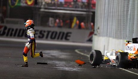 Accident de Piquet à Singapour