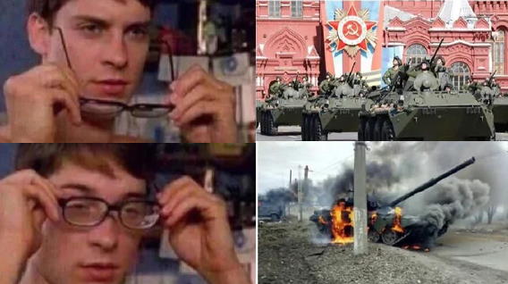 Ukraine avec des lunettes