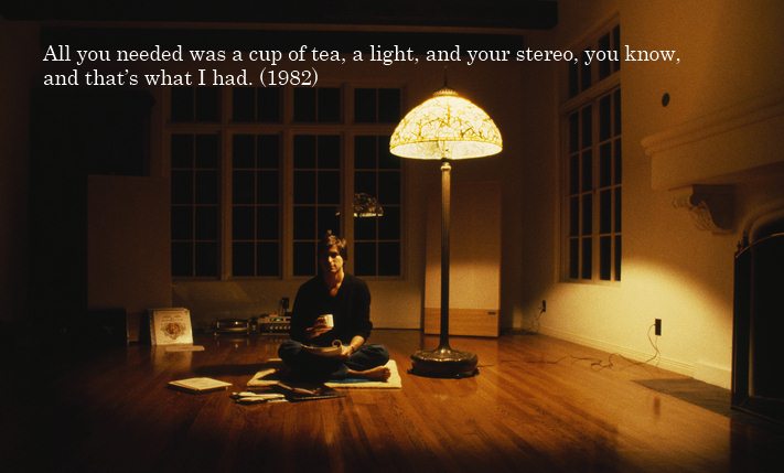 Steve job, tea, stereo and a book