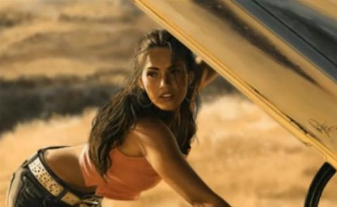 Megan Fox en speed painting