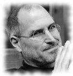 Steve Jobs looks at you