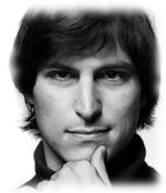 Steve Jobs pensif