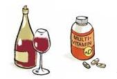 Wine and supplements