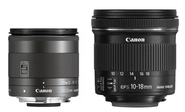 Canon EF-M 11-22 vs EFS 10-18