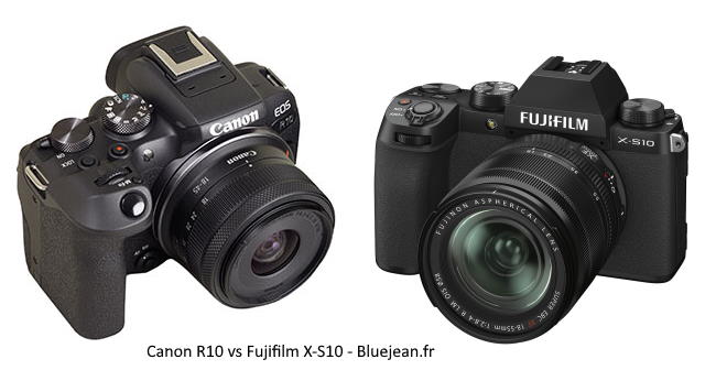 Canon R10 avec 18-45 vs Fujifilm XC-S10 avec 18-55